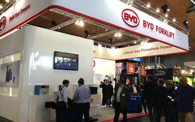 BYD Unveils Zero-Emissions, Electric Forklift Series